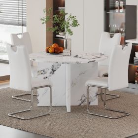 Round Dining Table for 4-6