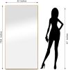 71x32 Inch Full Length Mirror, Modern Design Standing Floor Mirror, Full Body Mirror for Living Room, Bedroom, Bathroom, Cloakroom, Hallway