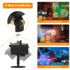 12 Patterns LED Projector Lights IP65 Waterproof Ocean Wave Projector Light with Remote Control Timer for Christmas Halloween Festival Wedding Party D