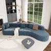 U_Style Modern Large 2-Piece Sectional Sofa with 3 Pillows,for Living Room, Bedroom