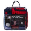 RED SOX OFFICIAL MLB "Digitize" Raschel Throw Blanket; 60" x 80"