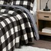 Print Sherpa Down Alternative Comforter Set