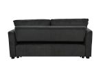 78 Inch 3 in 1 Convertible Sleeper Sofa Bed, Modern Fabric Loveseat Futon Sofa Couch w/Pullout Bed, Small Love Seat Lounge Sofa w/Reclining Backrest