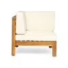 OANA 3-Piece LOVE SEAT SET WITH COFFEE TABLE, BEIGE