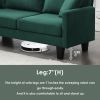 [VIDEO provided][New]90*88" Terrycloth Modern Sectional Sofa,5-Seat Practical Couch Set with Chaise Lounge