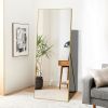 64x21 Inch Full Length Mirror, Aluminum Alloy Frame Floor Mirror, Large Mirror Free-Standing Hanging or Leaning, Full Body Mirror for Living Room