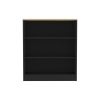 Kitchen Counter Dining Table Toledo, Kitchen, Black / Pine