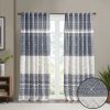 Cotton Printed Curtain Panel with Chenille detail and Lining(Only 1 Pc Panel)