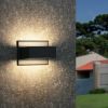 Inowel Wall Sconce LED Integrated Porch Light Modern Waterproof IP54 Wall Lamps Outdoor Up/Down Skeleton Light 17505