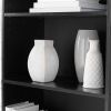 5-Shelf Bookcase with Adjustable Shelves, White