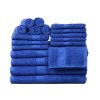 Basic Solid 18-Piece Bath Towel Set Collection