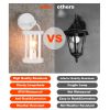 Inowel Lights Wall Light Outdoor Lantern E26 Bulb (Not Include) Wall Mount Hang Lamp Wall Sconce Lighting 32335