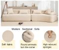 [VIDEO provided][New]Unique modeling design,Upholstered Indoor Furniture,Foam-Filled Sleeper Sofa Bed for Living Room,Bedroom,3 Colors