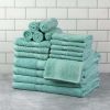 Basic Solid 18-Piece Bath Towel Set Collection